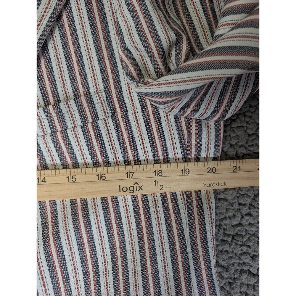 Vintage 1970s Towncraft JC Penny's Blazer 40R Striped Button Sport Coat